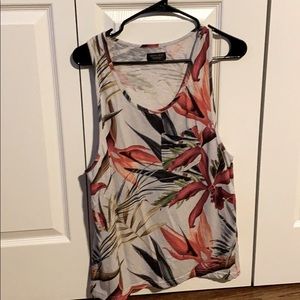 Men’s Zara tropical print tank top